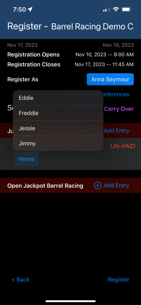 RodeoReady-barrel-racing-entries-with-horse